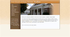 Desktop Screenshot of christianscienceneedham.org